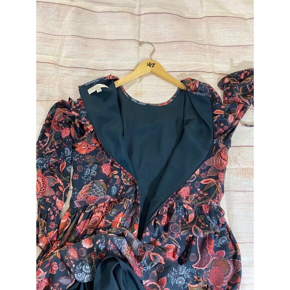 Loft Women's Long Sleeve Floral Casual Dress - 10 - Picture 15 of 15